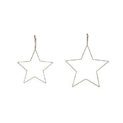 Gold Star Ornament 1ct Large