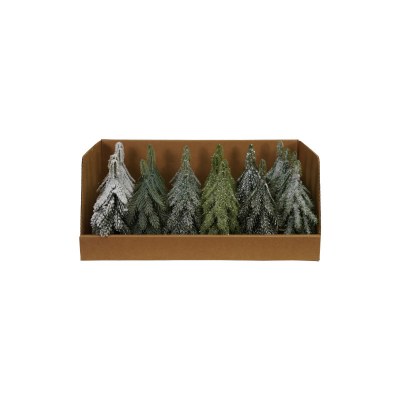 Xmas Mini Tree Wood Base 1pc