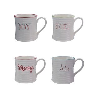 Embossed Xmas Mug 1ct