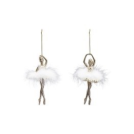 Gold Ballerina Ornament 1ct