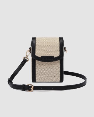 Yoko Canvas Phone Bag Blk