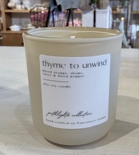 Candle Thyme Unwind Aura 2oz