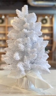 Frosted White Table Top Tree