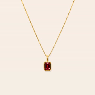 Birthstone Necklace July Wp