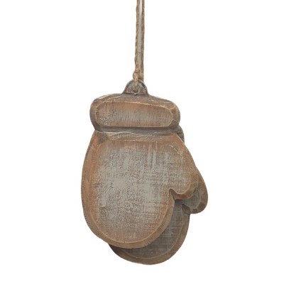 Mitten Wood Ornament 1pc