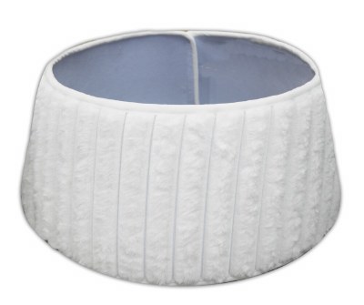 Tree Collar White Faux Fur 24i