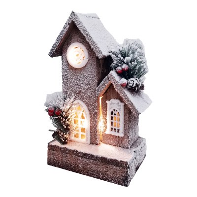 Wooden Flocked House