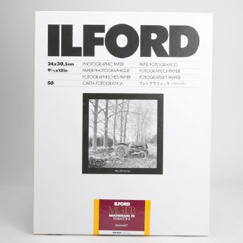 ILFORD 9.5X12 FB WT SEMI-MATT BOX 50