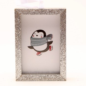 MINI GLITTER FRAMES SILVER