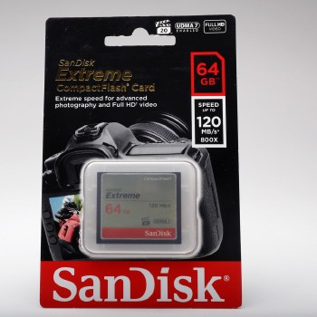 SANDISK EXTREME CF CARD 64GB