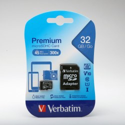 VERBATIM 32GB MICRO SDHC