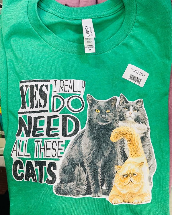 All These Cats Green M