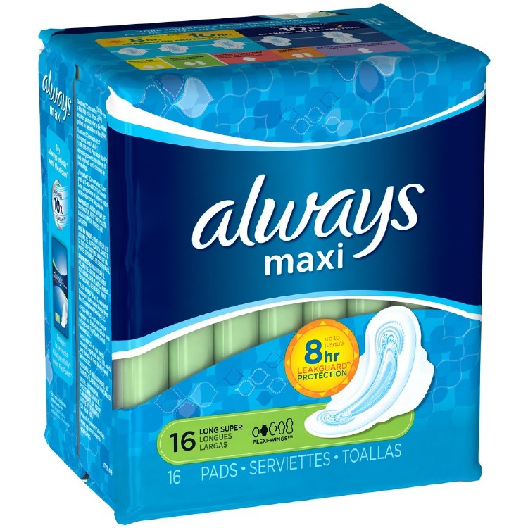 Always Maxi Long Super 18pk
