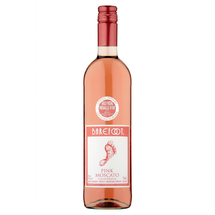 Barefoot Pink Moscato 750ml