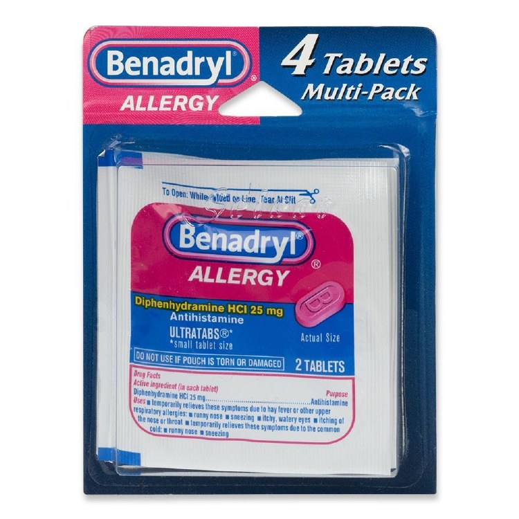 Benadryl Allegy 4 Tablets
