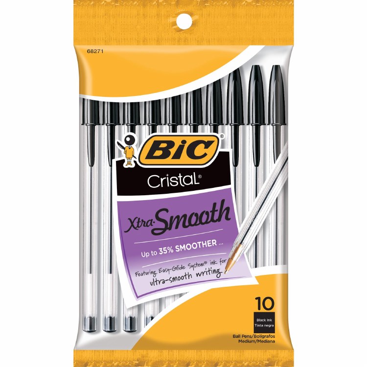 Bic Black Pens 10 Pack