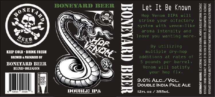 Boneyard Hop Venom Double Ipa