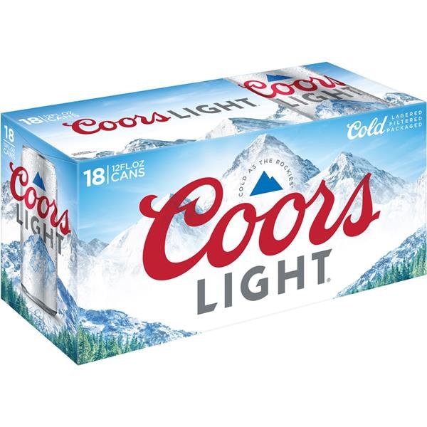 Coorslight 18 Pack Cans