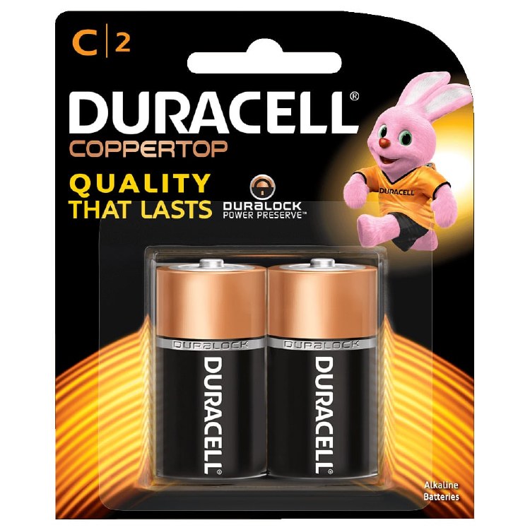 Duracell C2 2 Pack