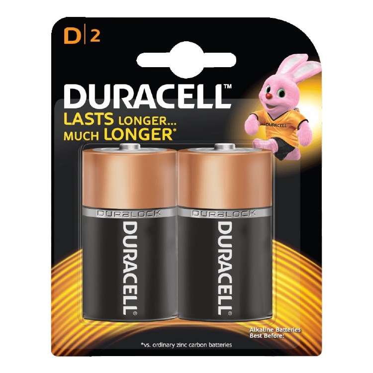 Duracell D2 2 Pack