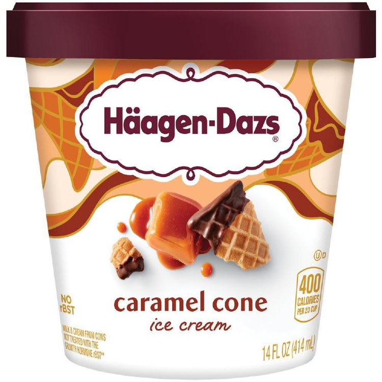 Haagen Dazs Caramel Cone 14oz
