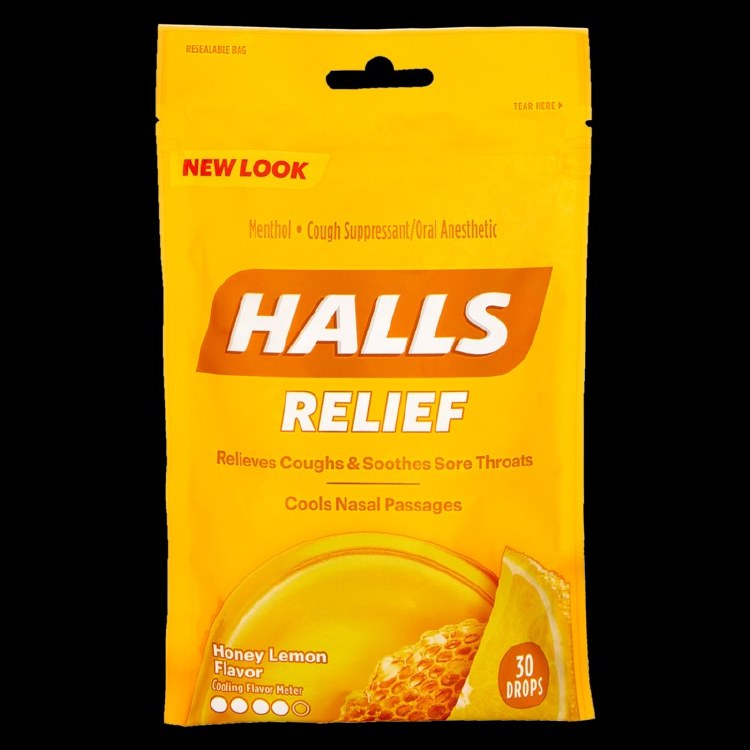 Halls Honey Lemon 30pk