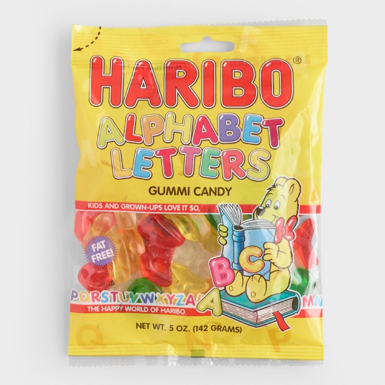 Haribo Alphabet Letters