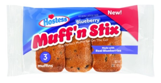 Hostess Muffin Stix Blueberry