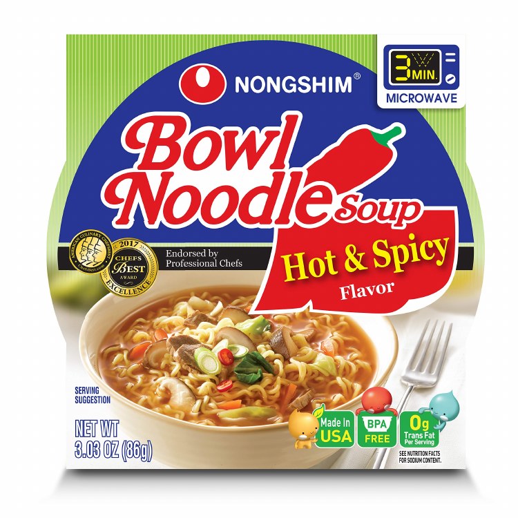 Nongshim Hot &amp; Spicy Noodles