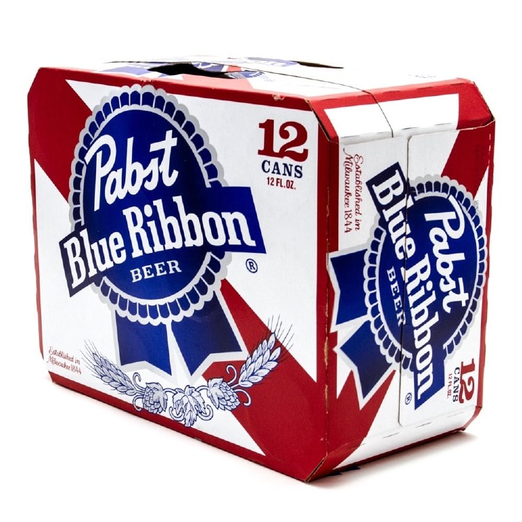 Pabst Blue Ribbon 12 Pack Cans