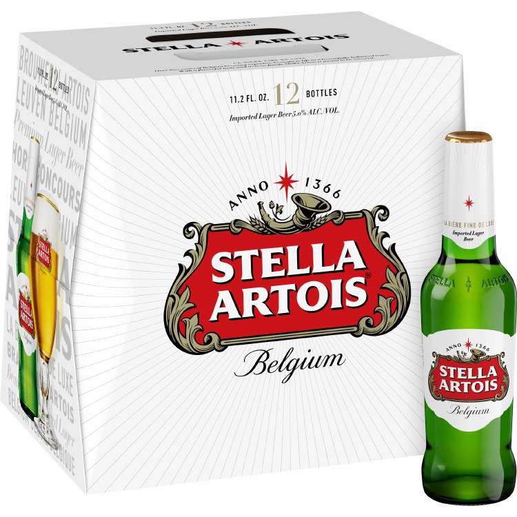 Stella Artois 12 Pack Bottles
