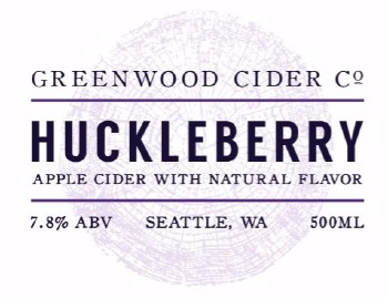 Greenwood Cider Huckleberry