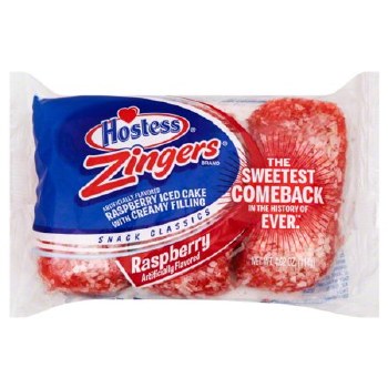 Hostess Zingers Raspberry 4oz