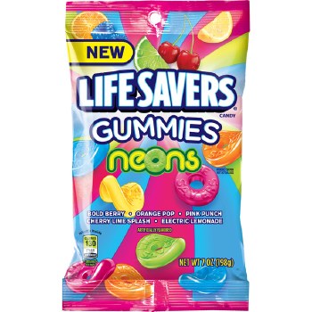 Life Saver Neons 7oz Bag