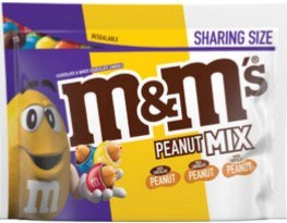 M&m Peanut Mix 2.50oz