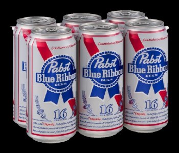Pabst Blue Ribbon 6 Pack Cans