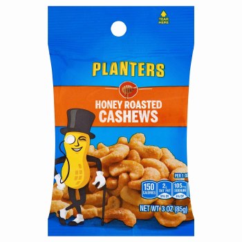 Planter Honey Rost Cashews 3oz