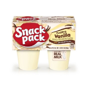 Snack Pack Vanilla 4pk