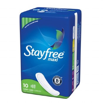 Stayfree Maxi Pads 10 Super
