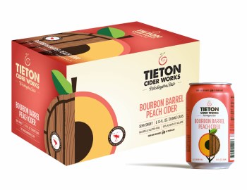 Tieton Bourbon Peach Cider