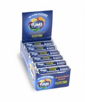 Tums Assorted Fruit 8 Tablet