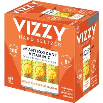 Vizzy Hard Pine Mango Seltzer