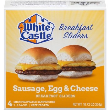 White Castle Sausage Egg Chees