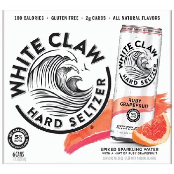 White Claw Seltzer Ruby Grapef