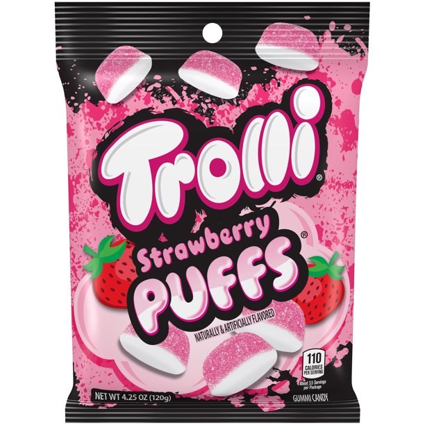 Trolli Strawberry Puffs 4.25oz