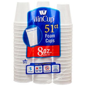 Wincup 8oz Foam Cup