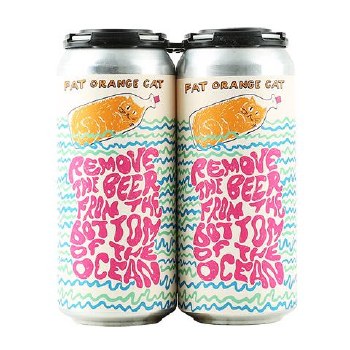 Fat Orange Cat Ocean 4pk C