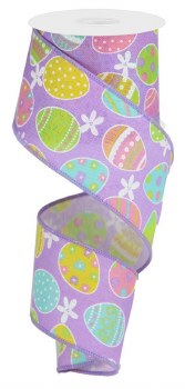 RIBBON #40 EASTER EGGS, LAVEN