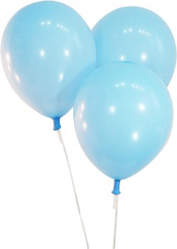 BALLOONS 12&quot; LATEX LT BLUE