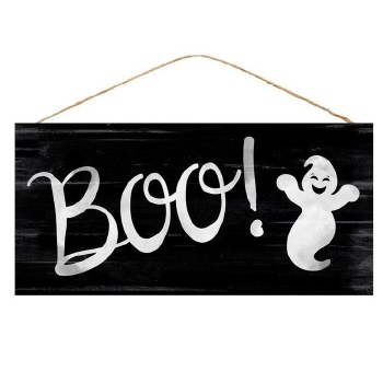 BOO W/GHOST SIGN, 12.5&quot;
